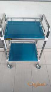 Ambulantni sto sto za lekove instrumente  inox  56 x 38 x 87 cm